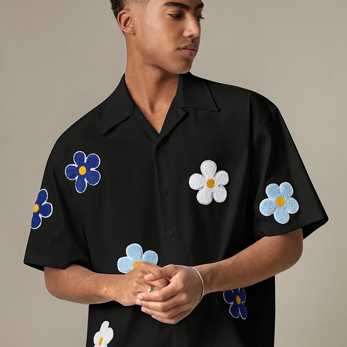 Men's Floral Casual Shirt
