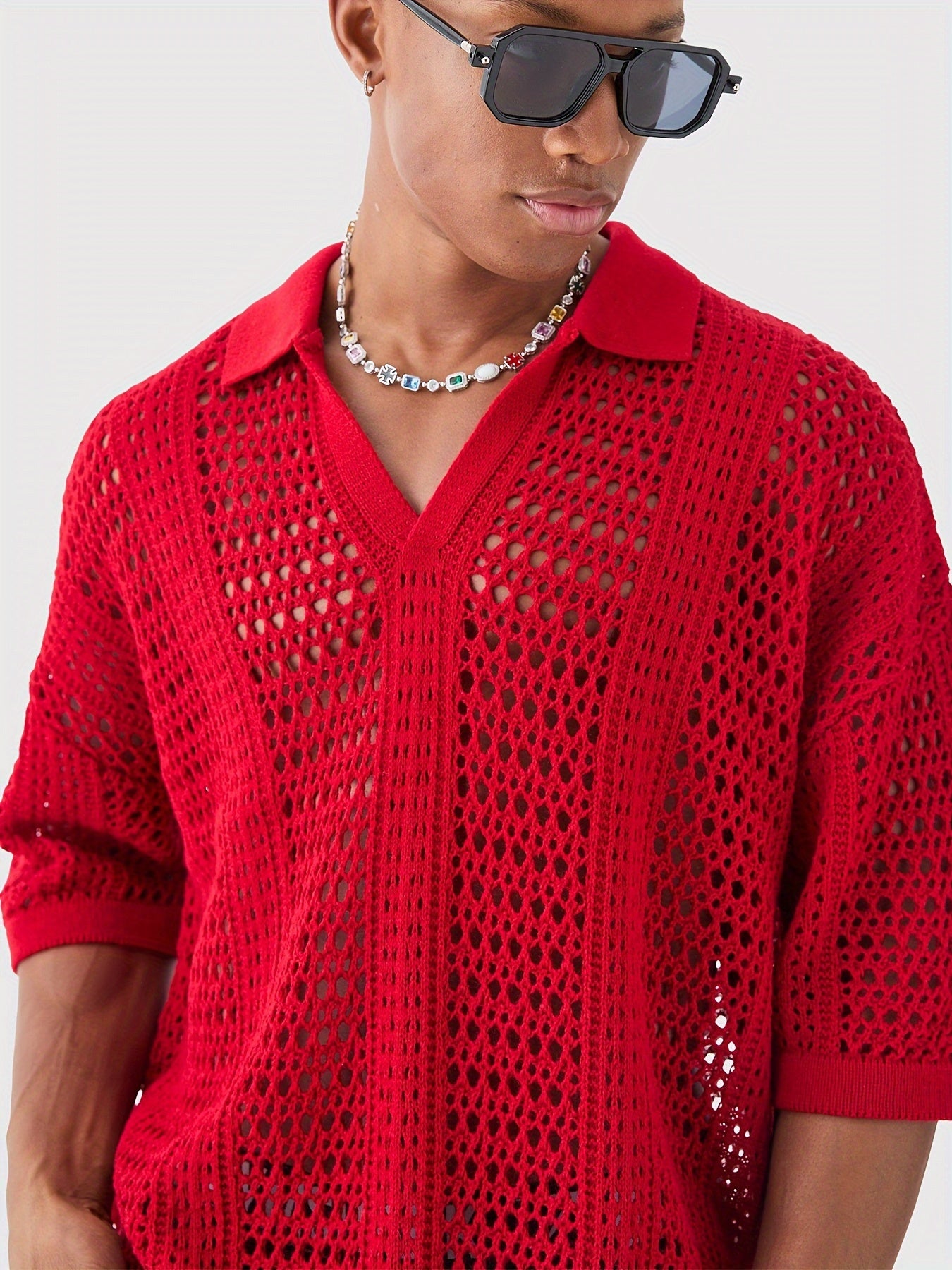 Knitted Lapel Sweater