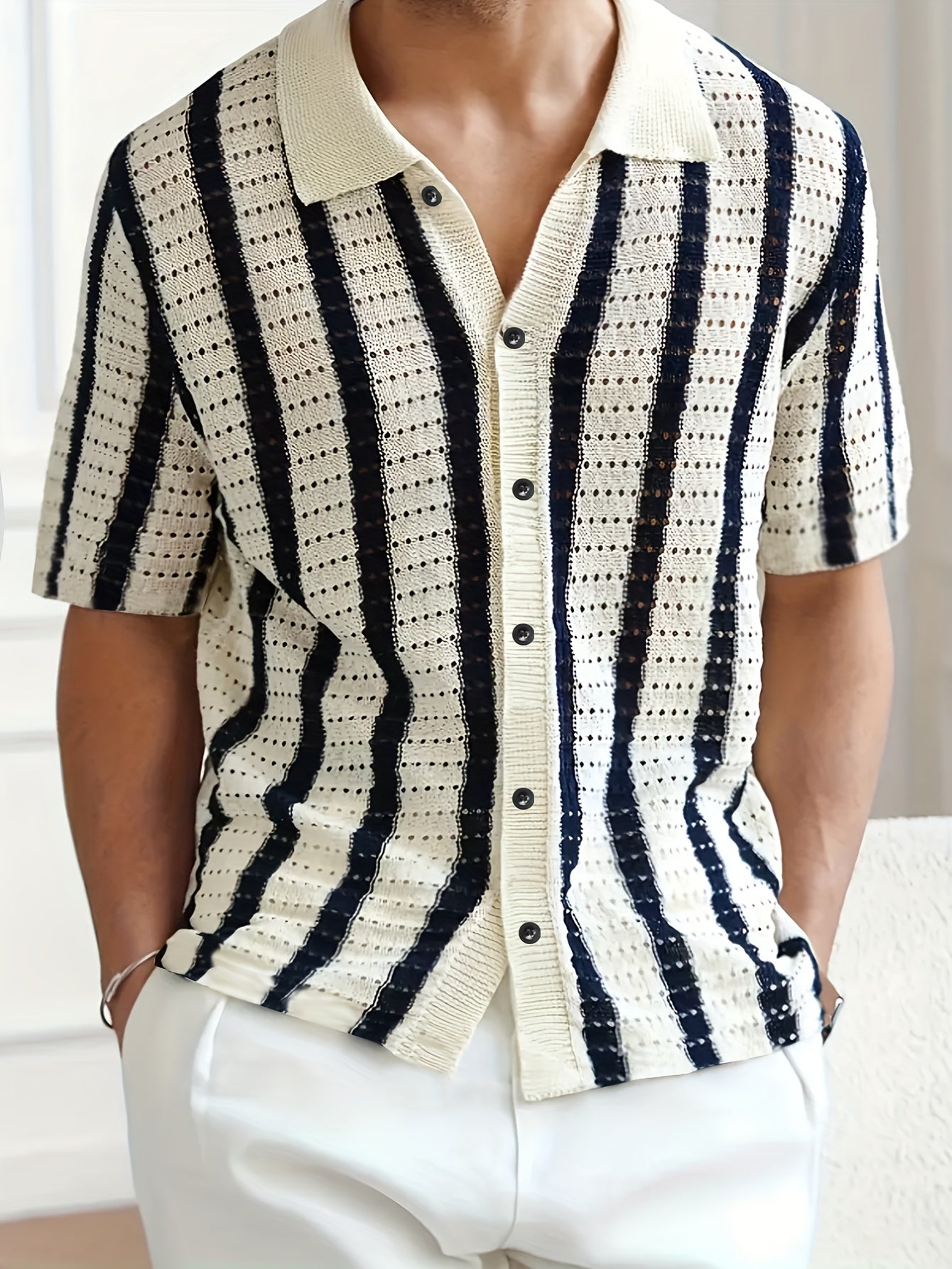 Men's Casual Knit Sweatshirt