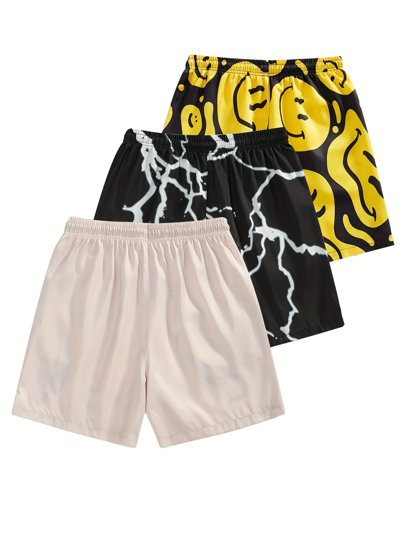 Men's 3-pack Set Of Beach Shorts