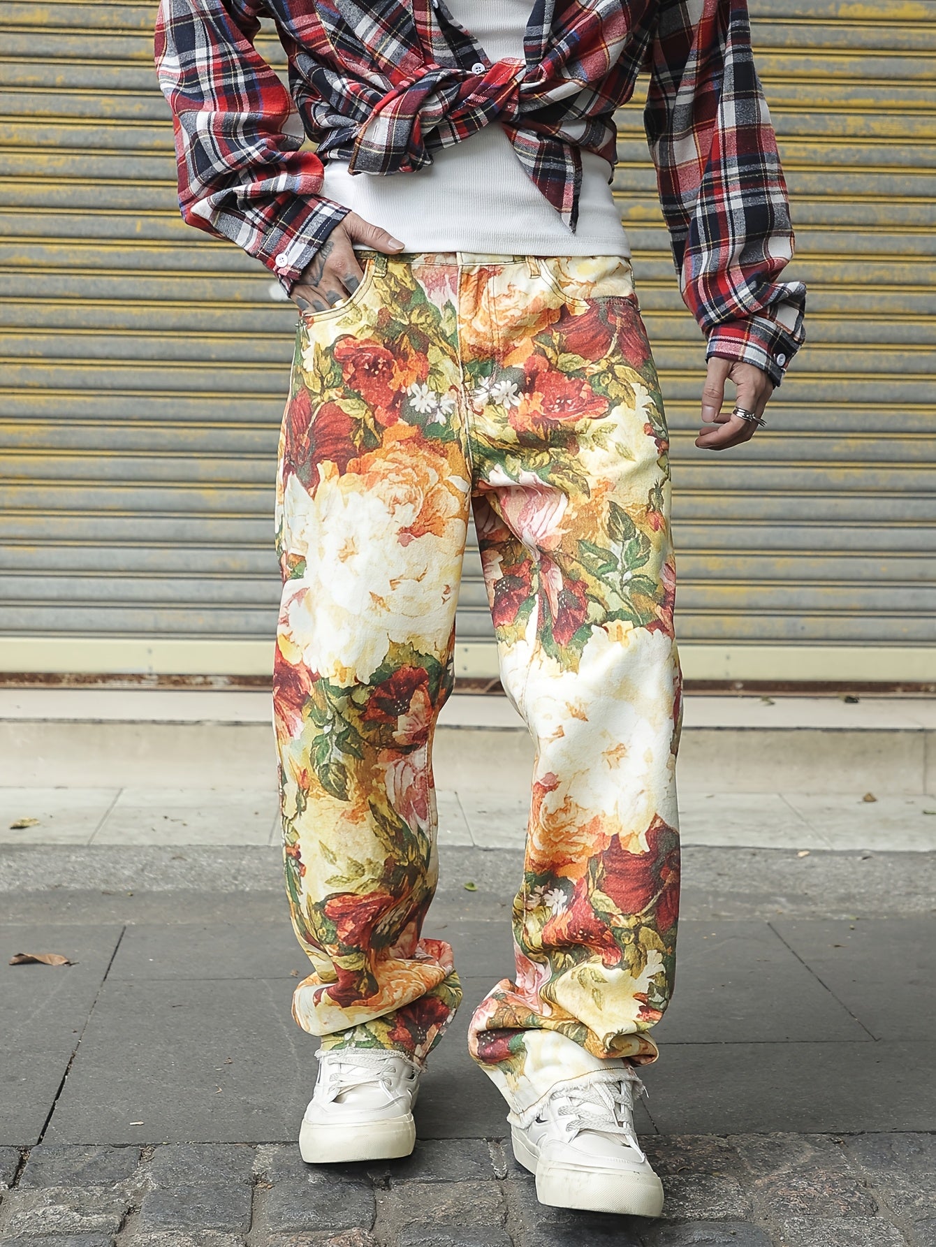 Floral Print Pants