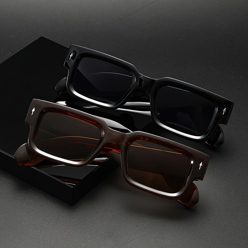2pcs Men'S Stylish Sunglasses