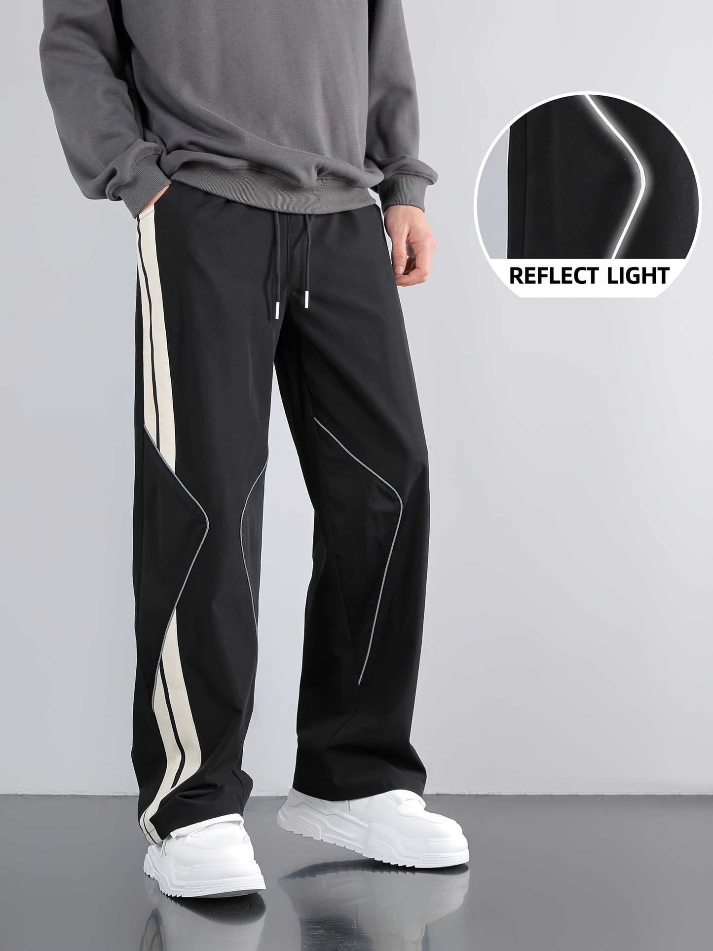 Casual Straight-Leg Joggers