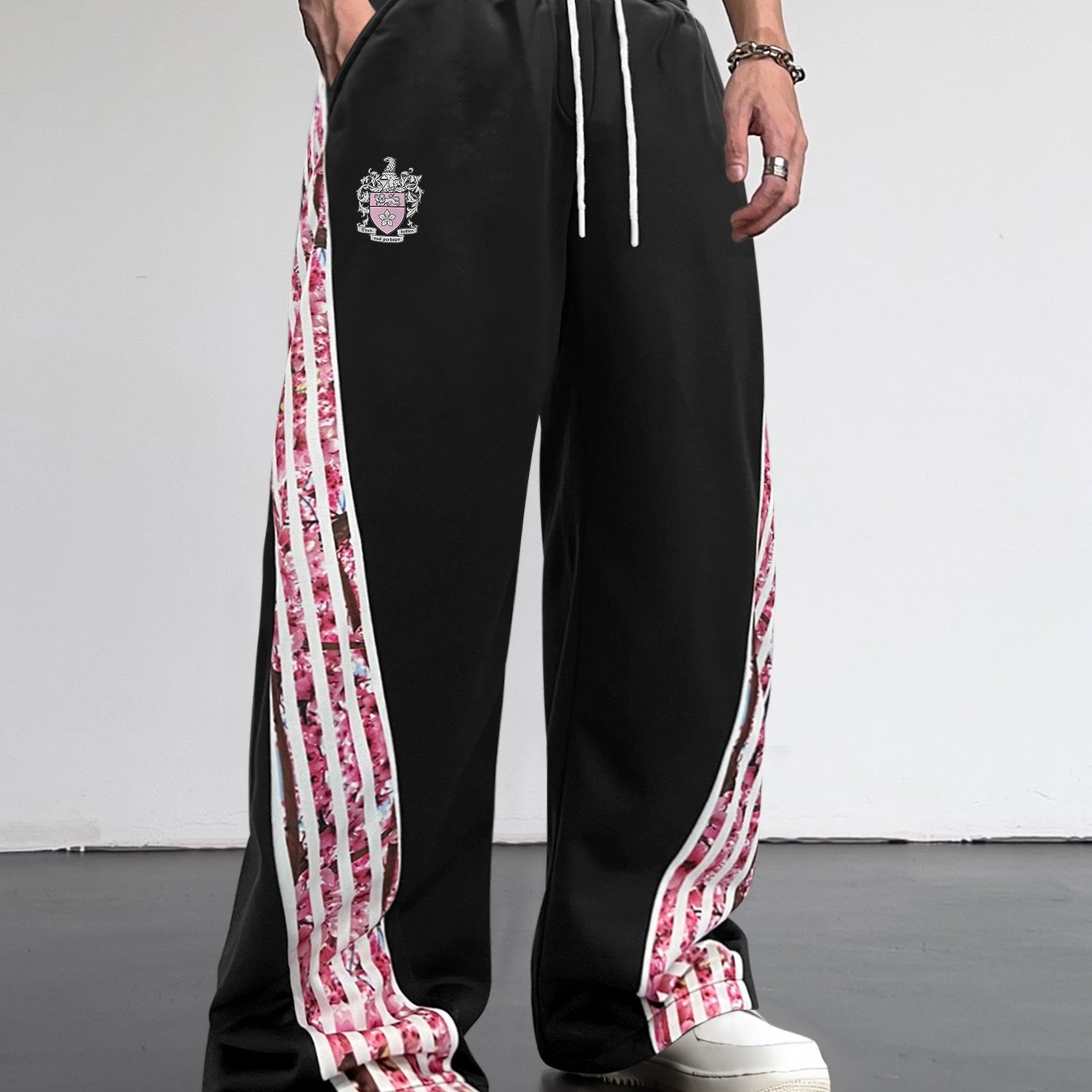 Vintage Patchwork Stripe Sweatpants