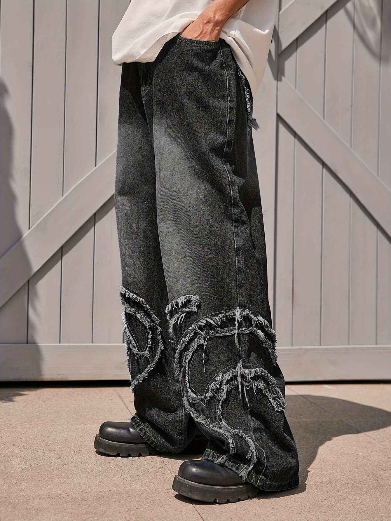 Black Denim Trousers