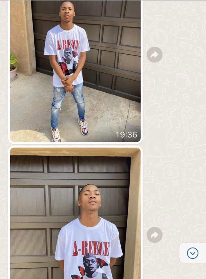 4regn customer's WhatsApp message and photo after receiving their order