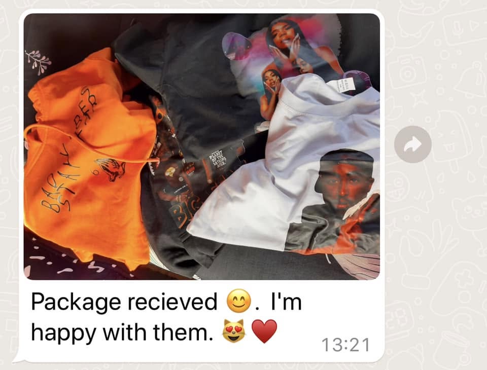 Package received 😊. I'm happy with them. 😻❤️