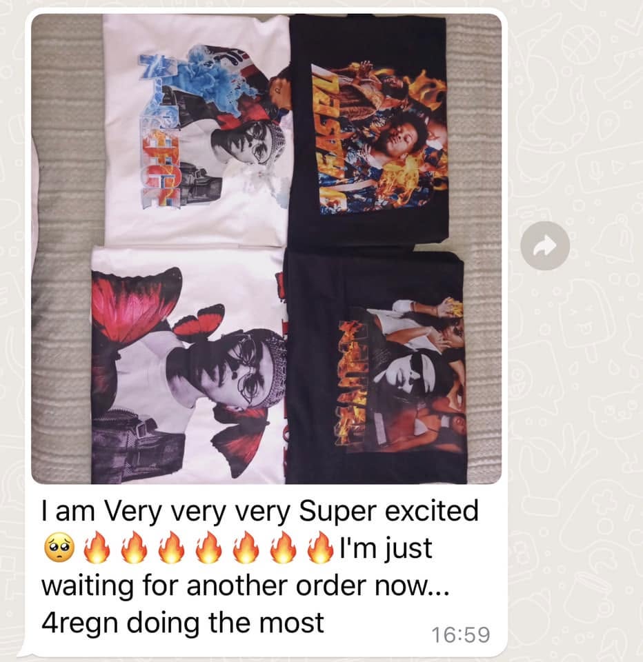 I am very very very super excited 🔥🔥🔥🔥🔥🔥🔥 I'm just waiting for another order now... 4REGN doing the most