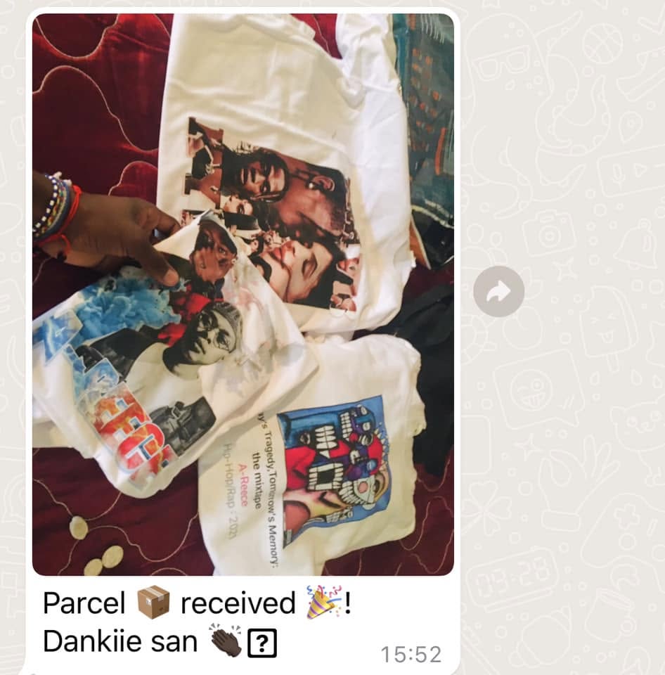 Parcel 📦 received 🎉! Dankie san 👏