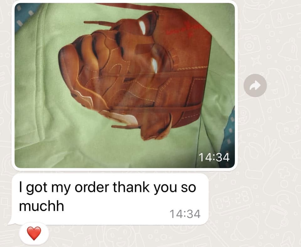 I got my order, thank you so much ❤️