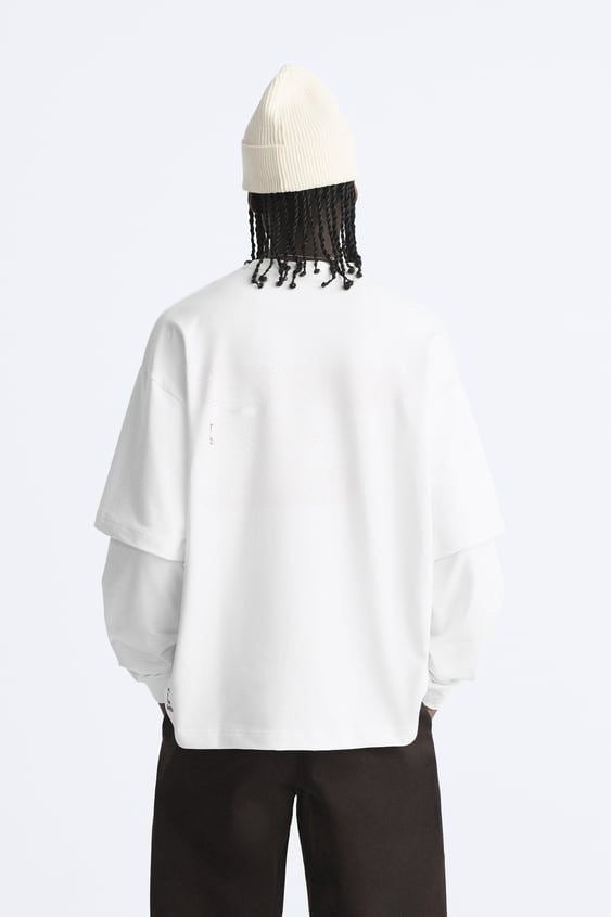 PLAIN OVERSIZED DROP SHOULDER TEES