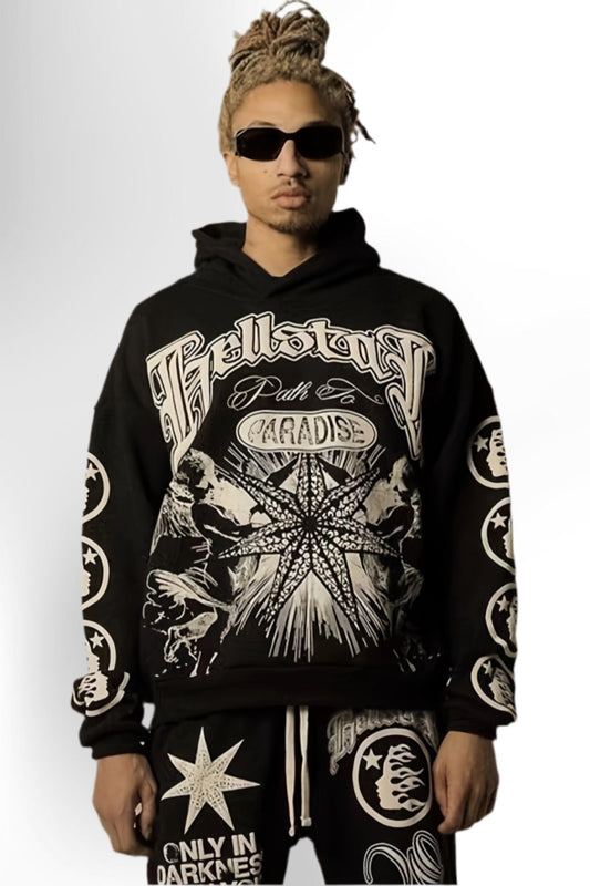 Vintage Style Oversized Hoodie