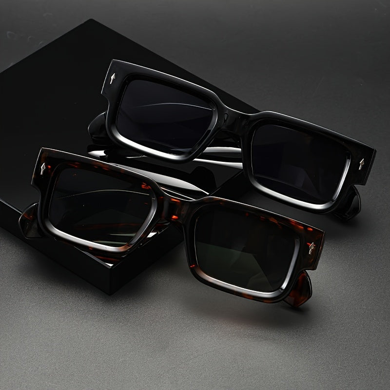 2pcs Men'S Stylish Sunglasses