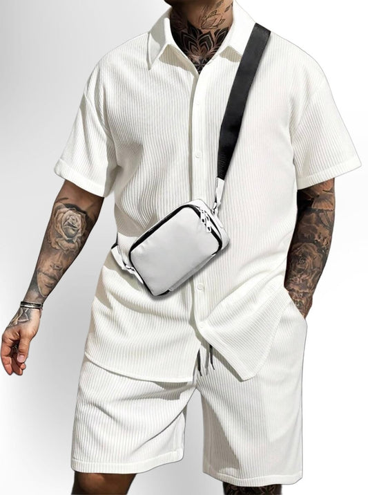 Men's Short Sleeve Tee And Shorts 2pc Set
