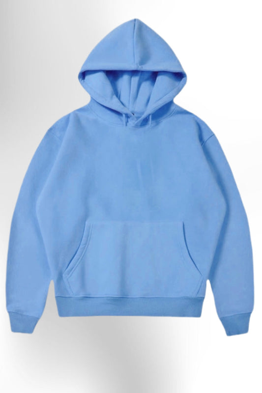 CUSTOM GRAPHIC HOODIE - Sky Blue