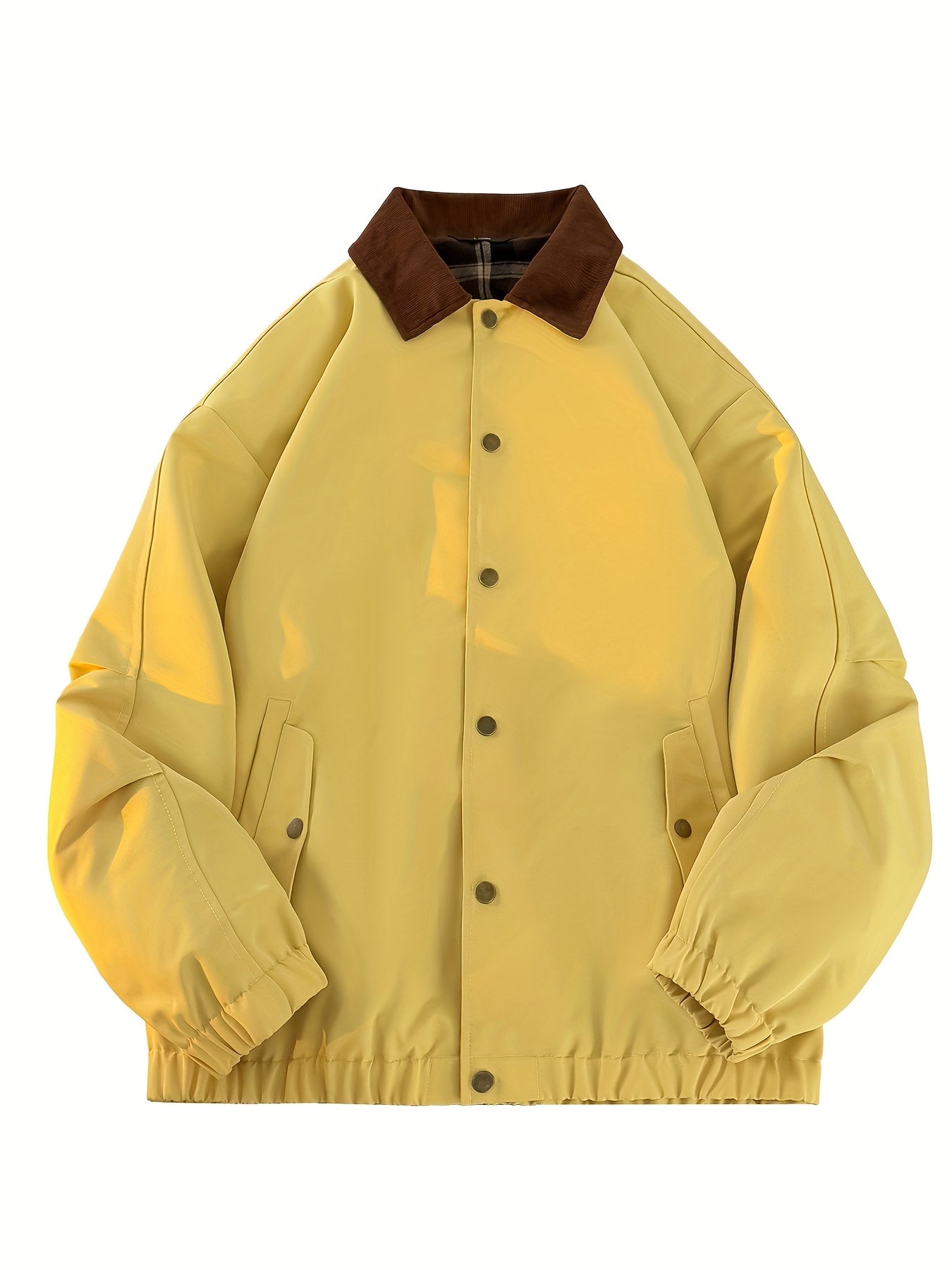 Vintage Turn-Collar Jacket