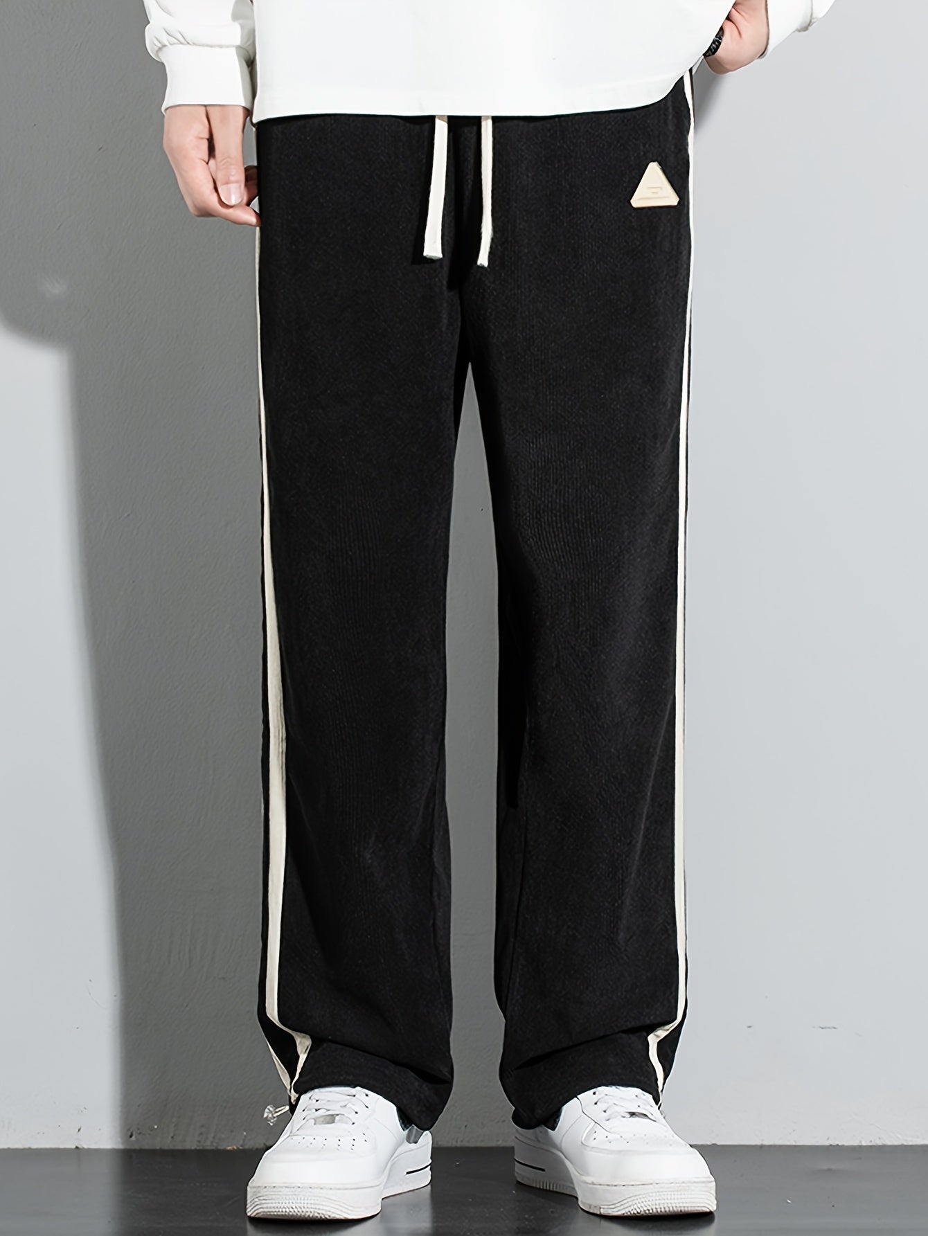 Corduroy-Textured Joggers