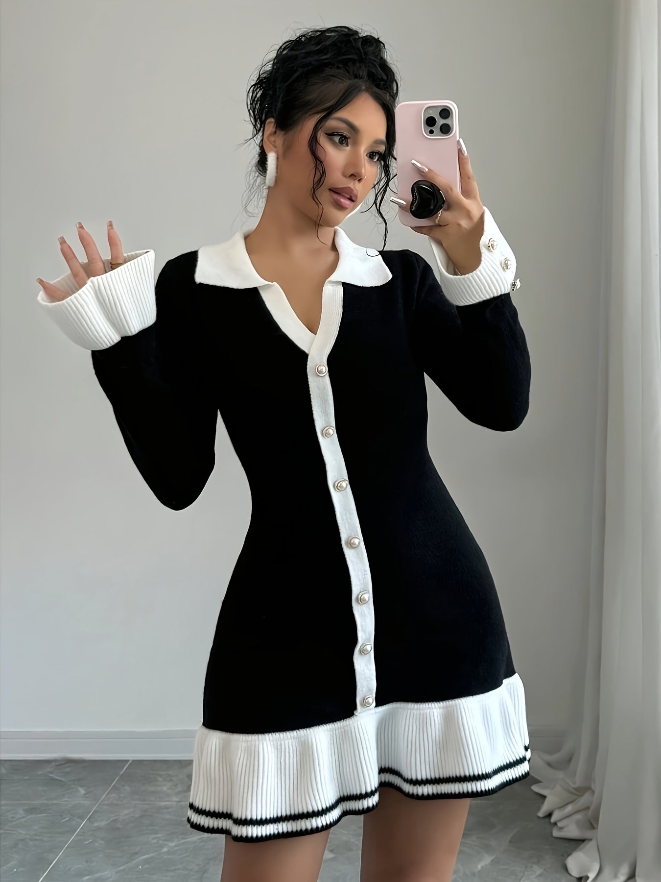 Women's Fabric Dress Elegant Targeted Style