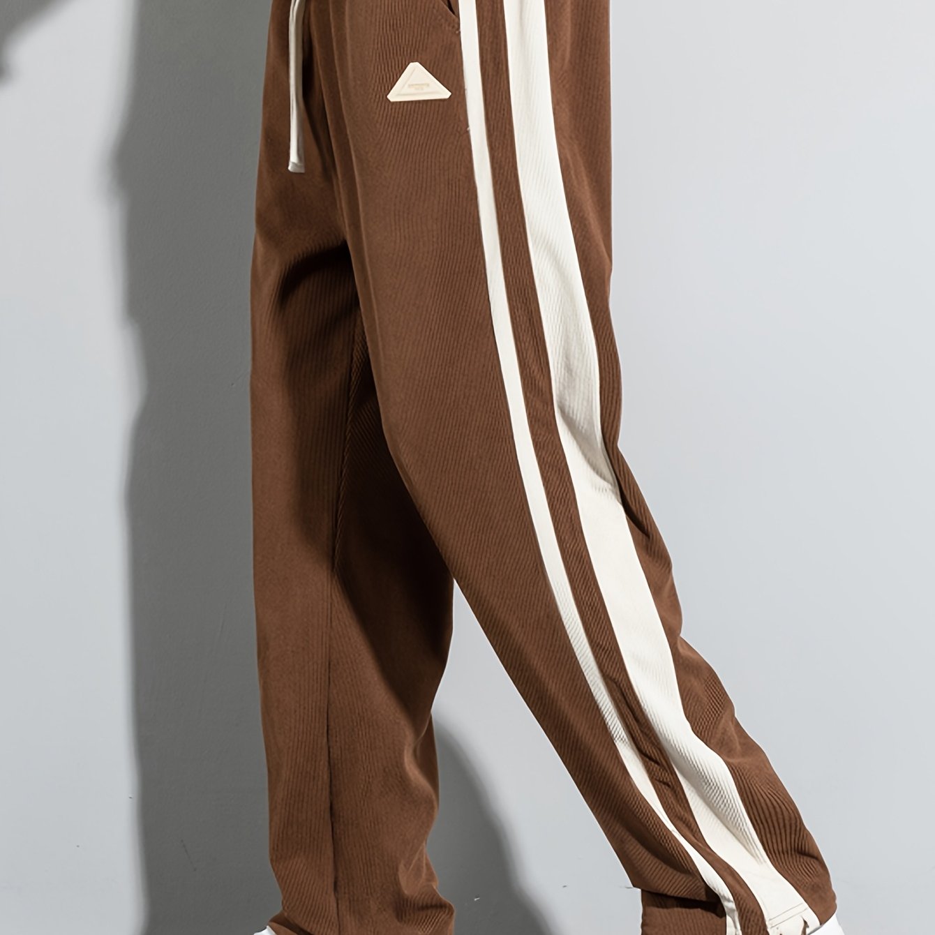 Corduroy-Textured Joggers