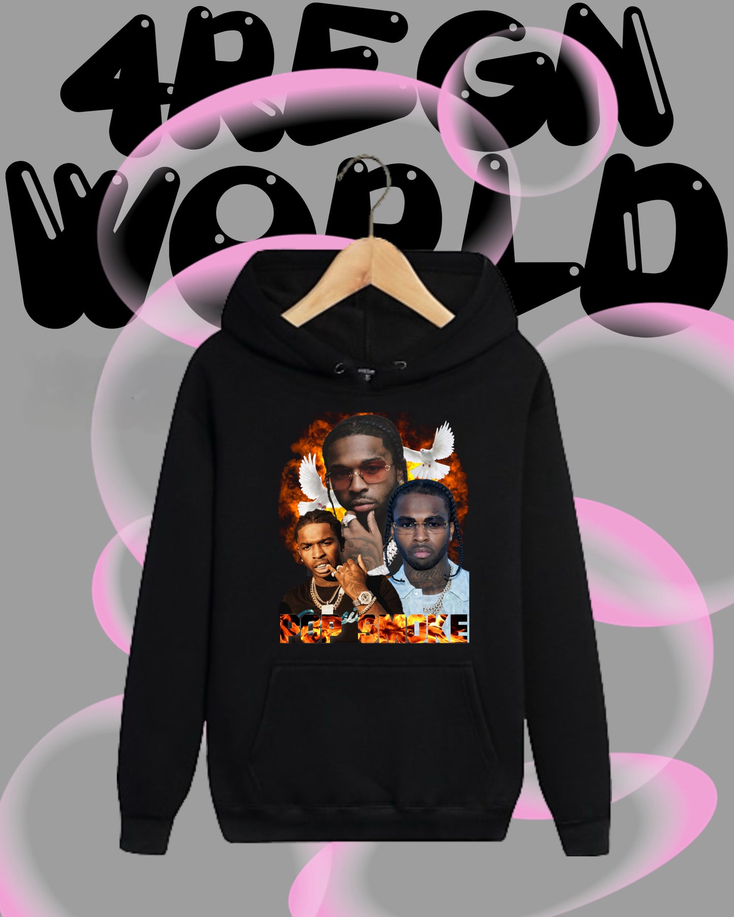 Graphic Hoodie Pop Smoke