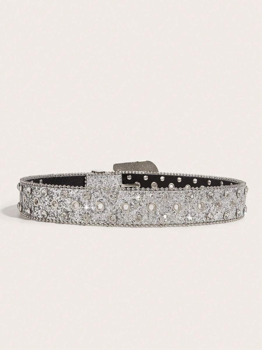 Crystal Eye Studded Heavy Duty Belt