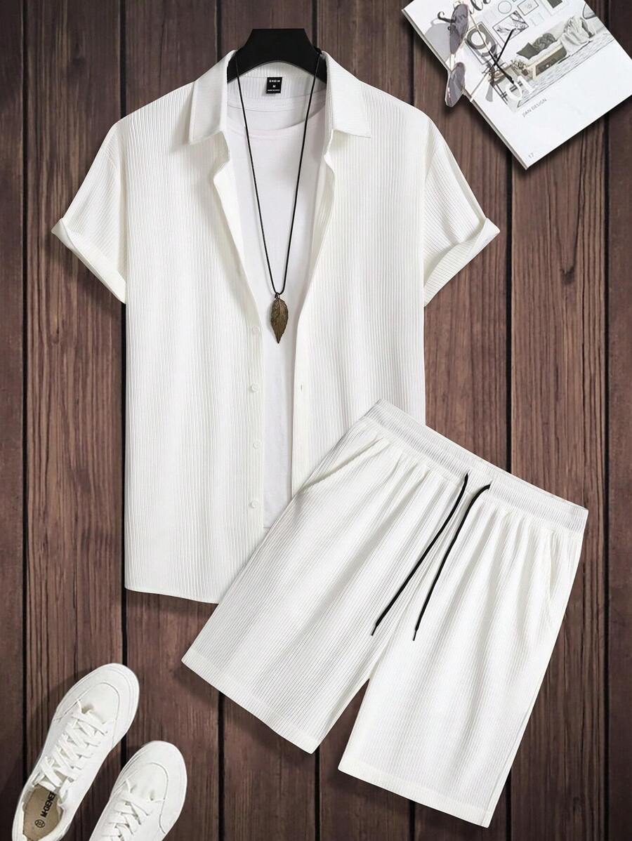 Men's Short Sleeve Tee And Shorts 2pc Set