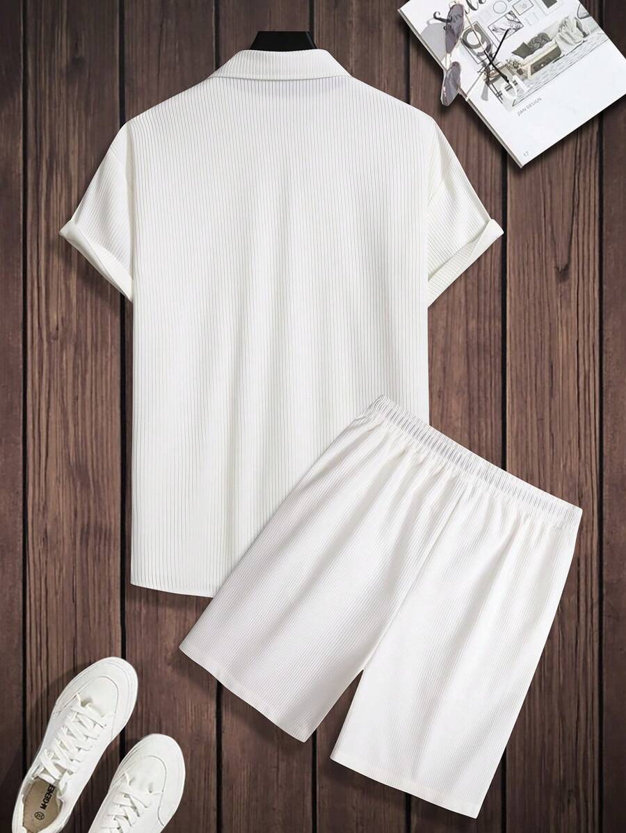 Men's Short Sleeve Tee And Shorts 2pc Set