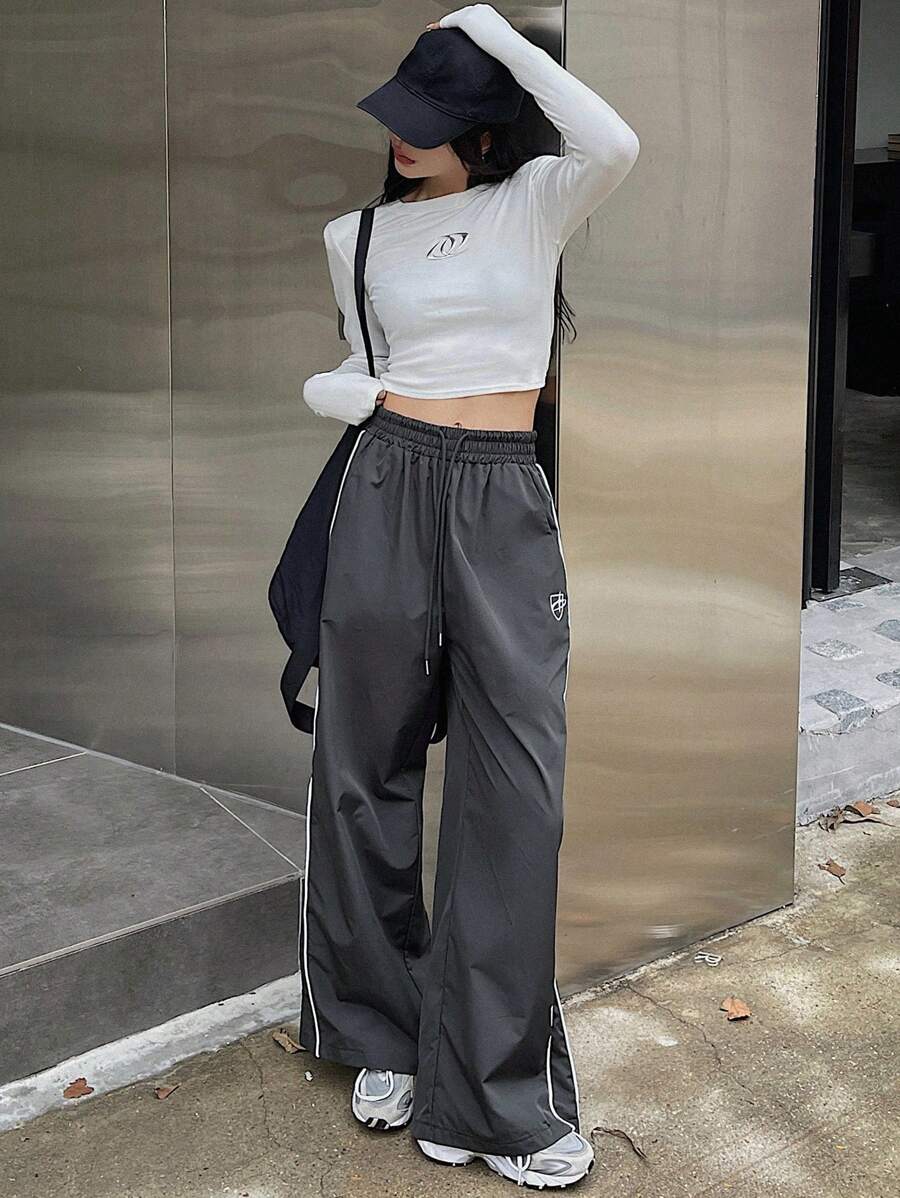 Casual Wide Leg Pants