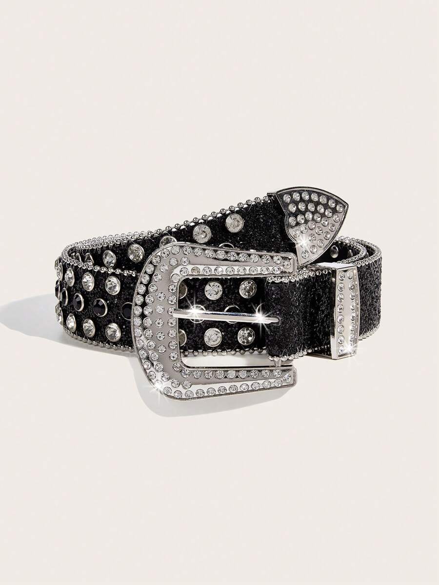 Crystal Eye Studded Heavy Duty Belt