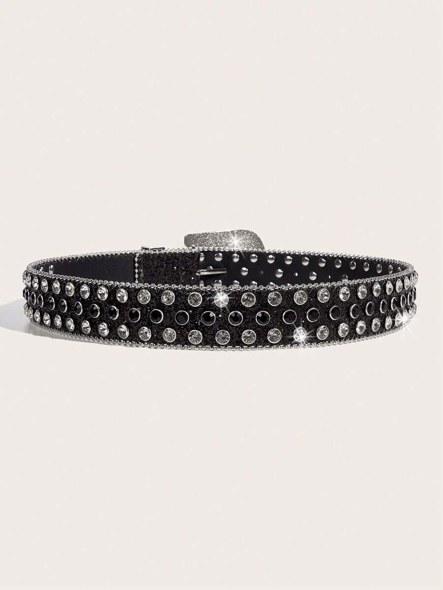 Crystal Eye Studded Heavy Duty Belt