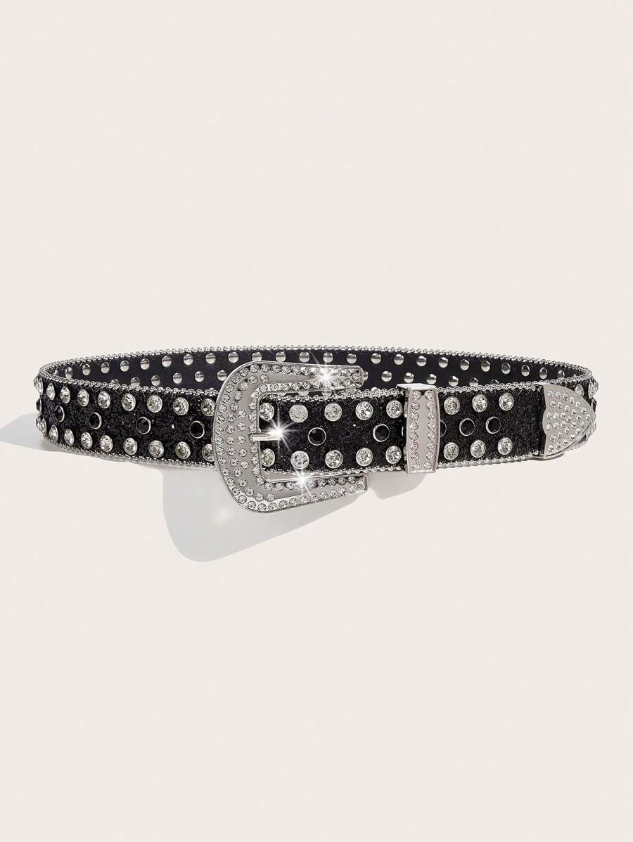 Crystal Eye Studded Heavy Duty Belt