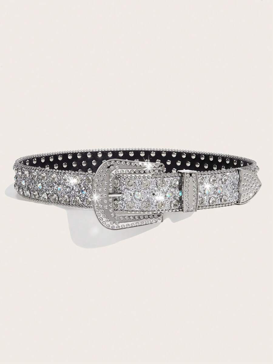 Crystal Eye Studded Heavy Duty Belt