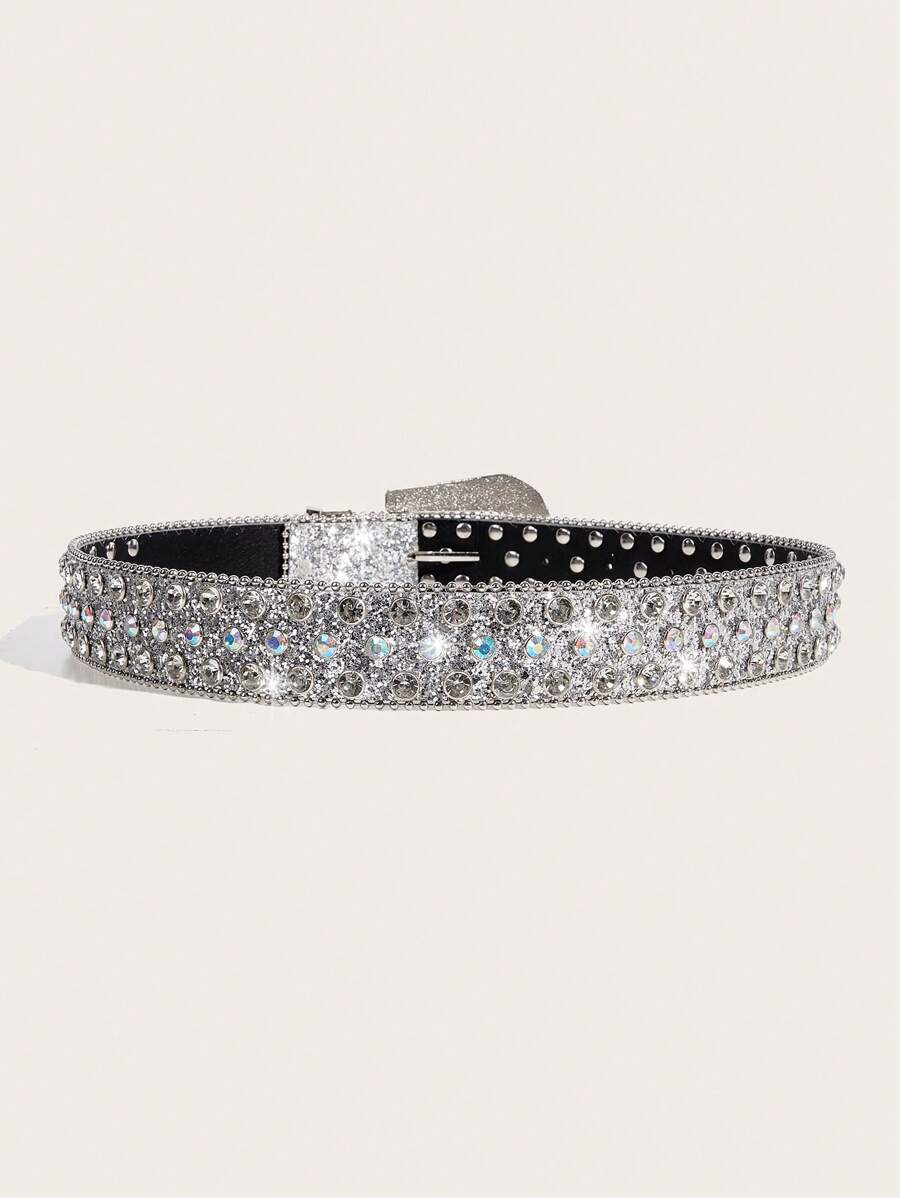 Crystal Eye Studded Heavy Duty Belt