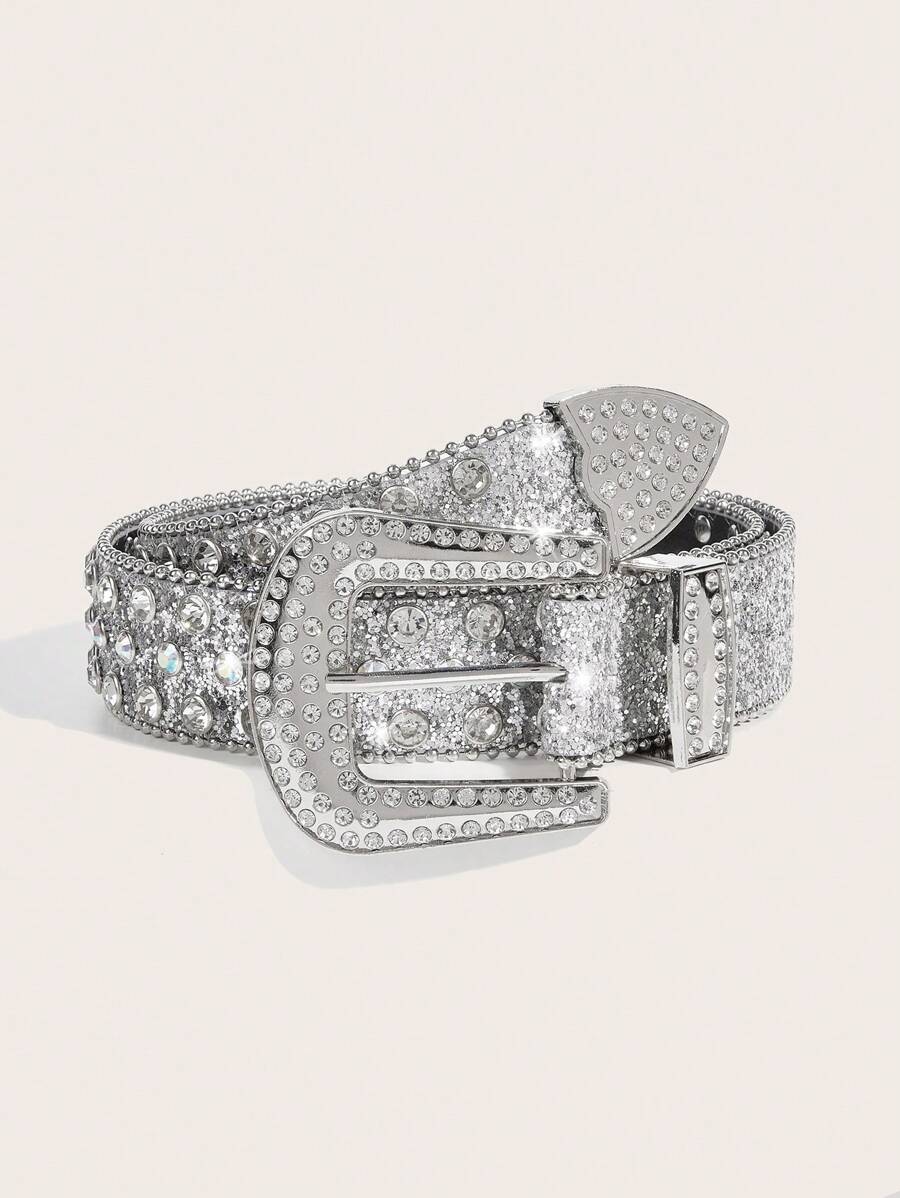 Crystal Eye Studded Heavy Duty Belt