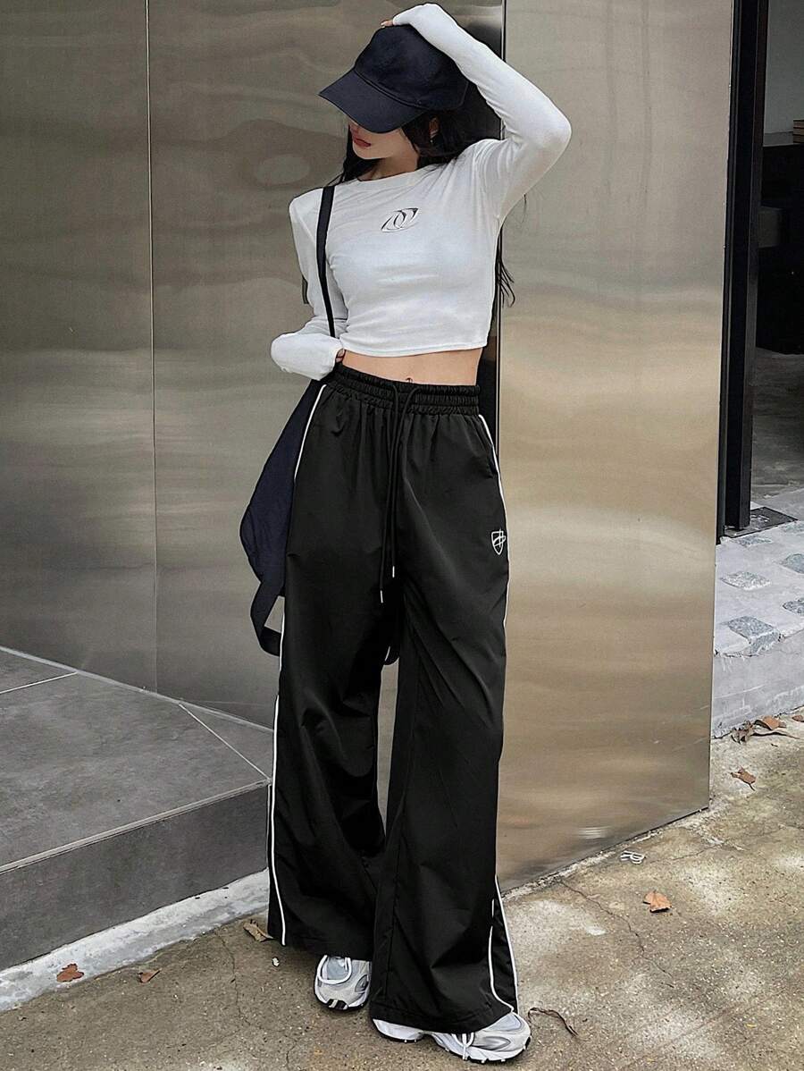 Casual Wide Leg Pants