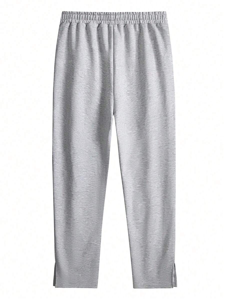 Drawstring Waist Seam Detail Sweatpants