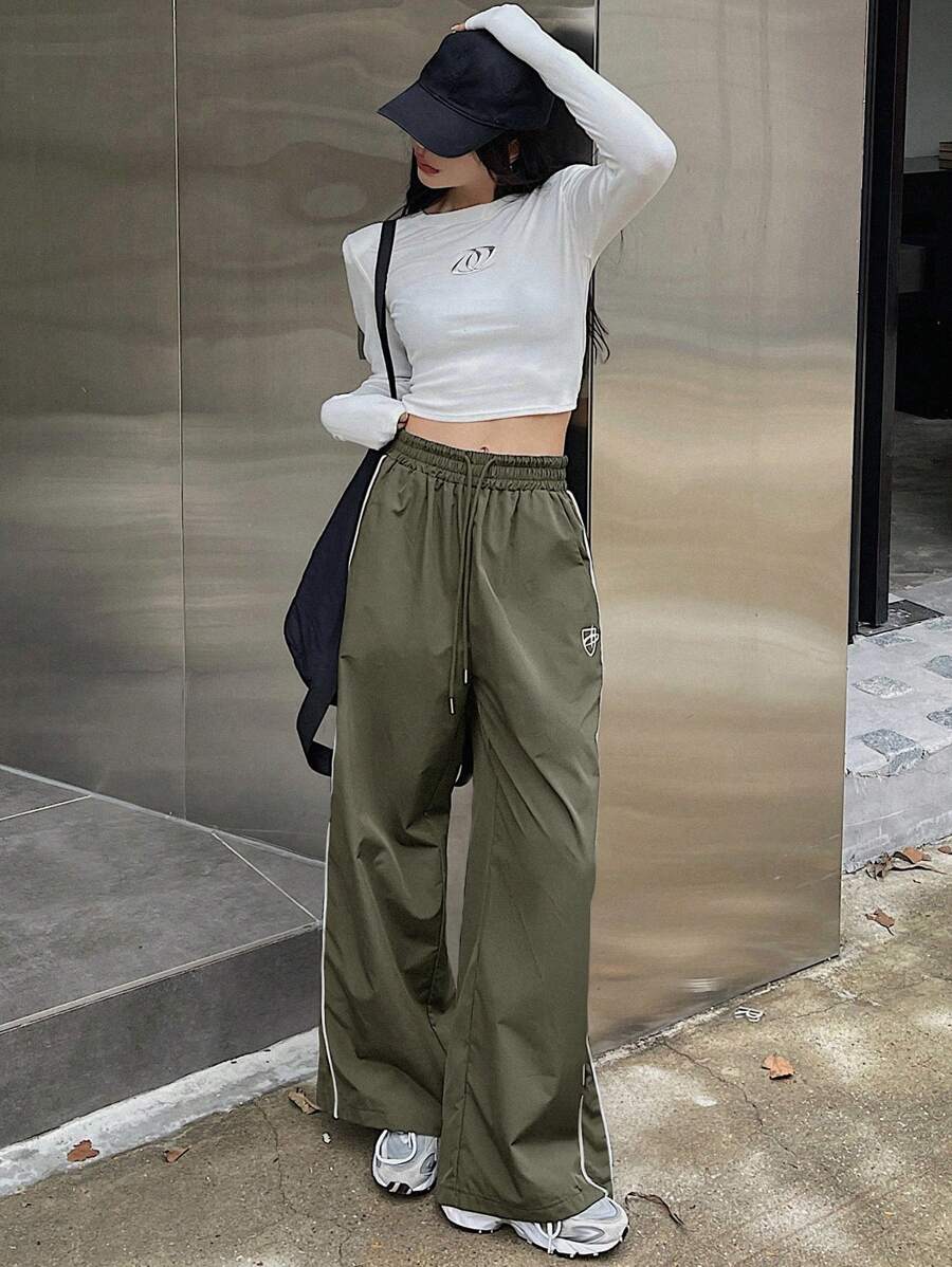 Casual Wide Leg Pants