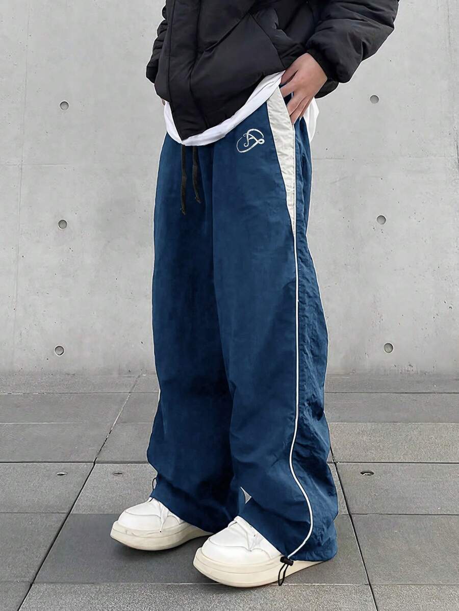 Men’s Patchwork Drawstring Pants