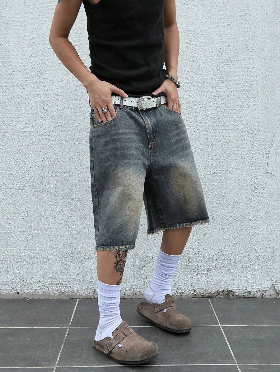 Men's Casual Denim Shorts Jorts