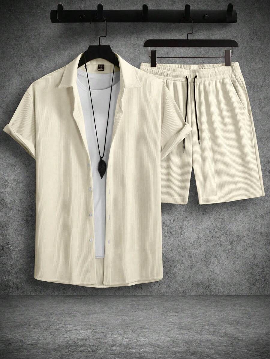 Men's Short Sleeve Tee And Shorts 2pc Set
