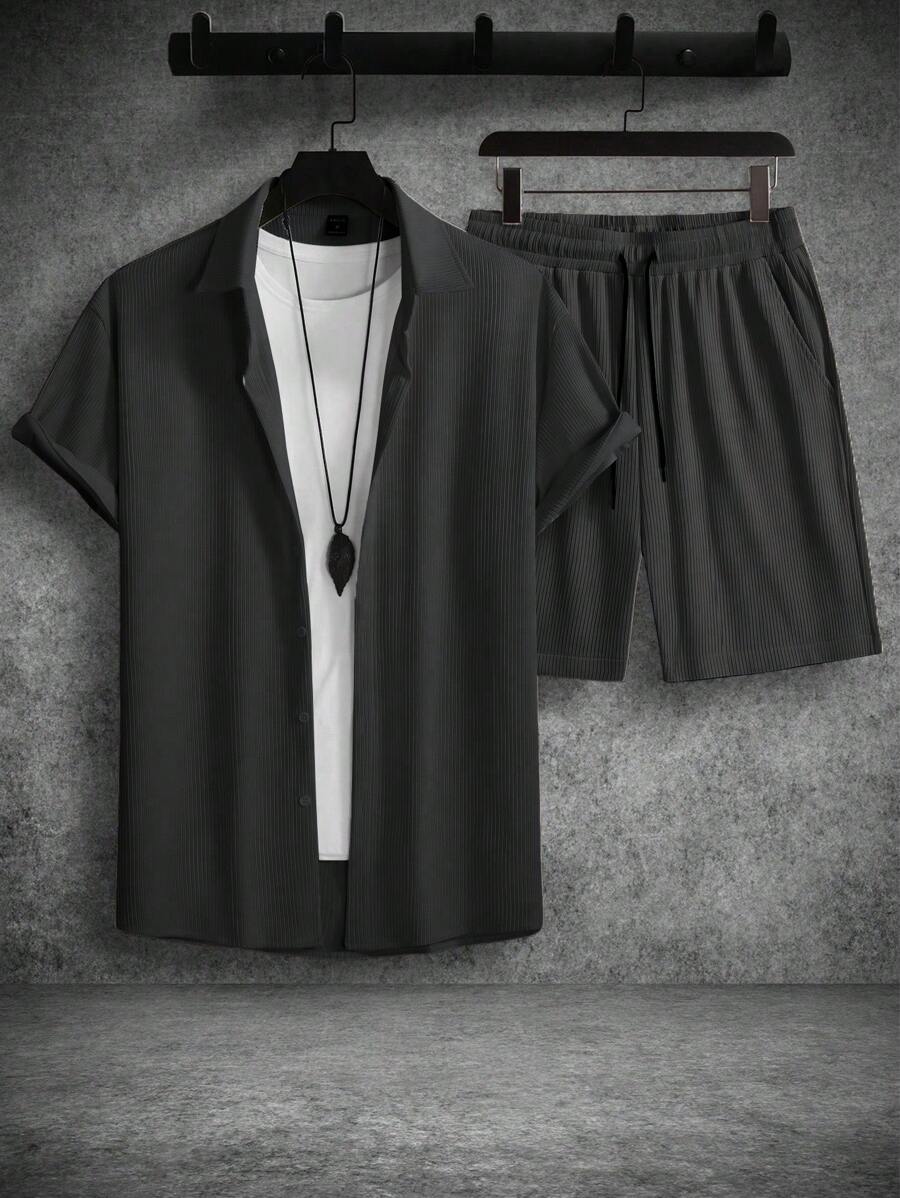 Men's Short Sleeve Tee And Shorts 2pc Set