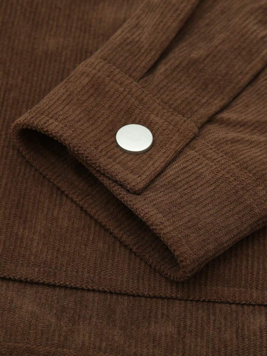 Men's Fashion Corduroy Jacket Coat