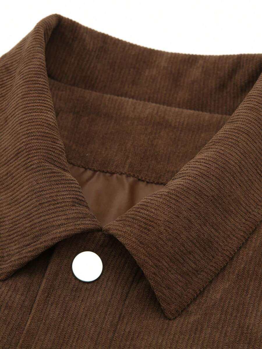 Men's Fashion Corduroy Jacket Coat