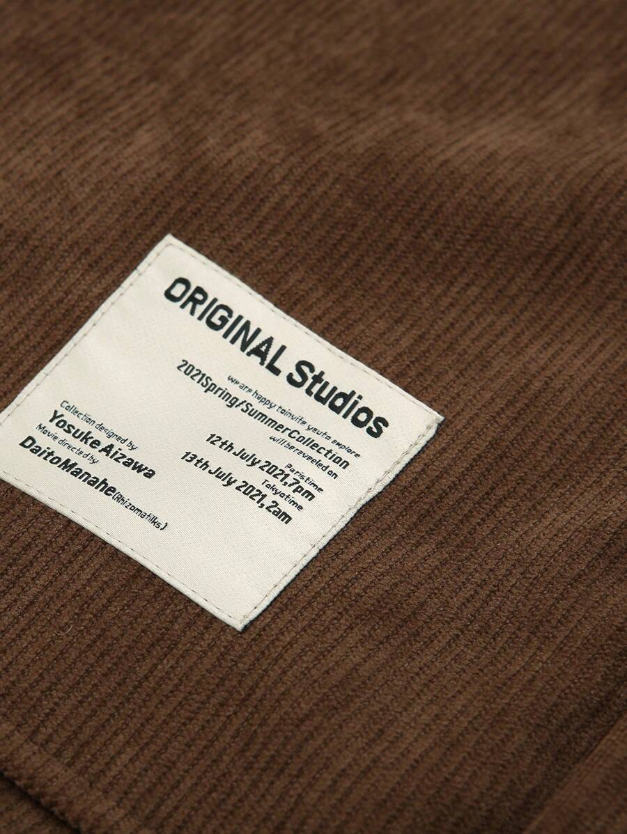 Men's Fashion Corduroy Jacket Coat