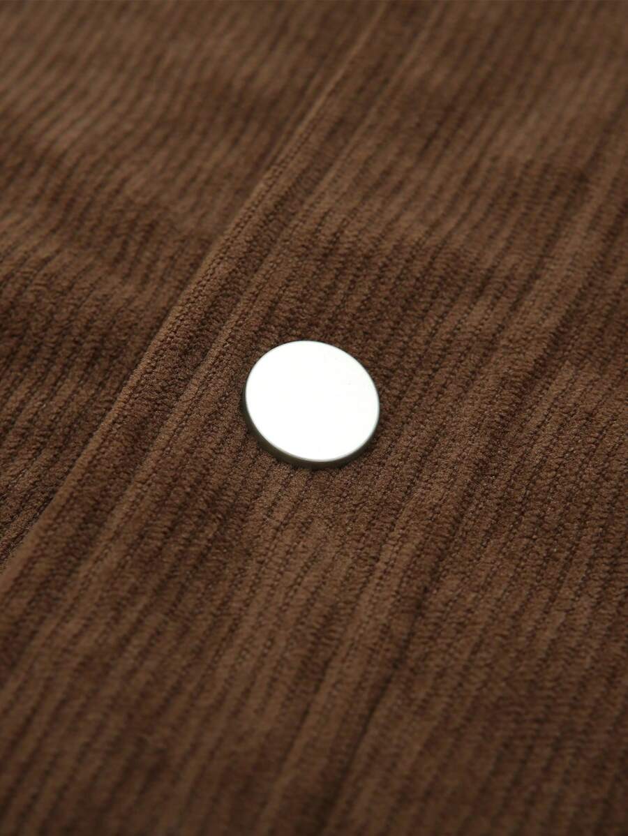 Men's Fashion Corduroy Jacket Coat
