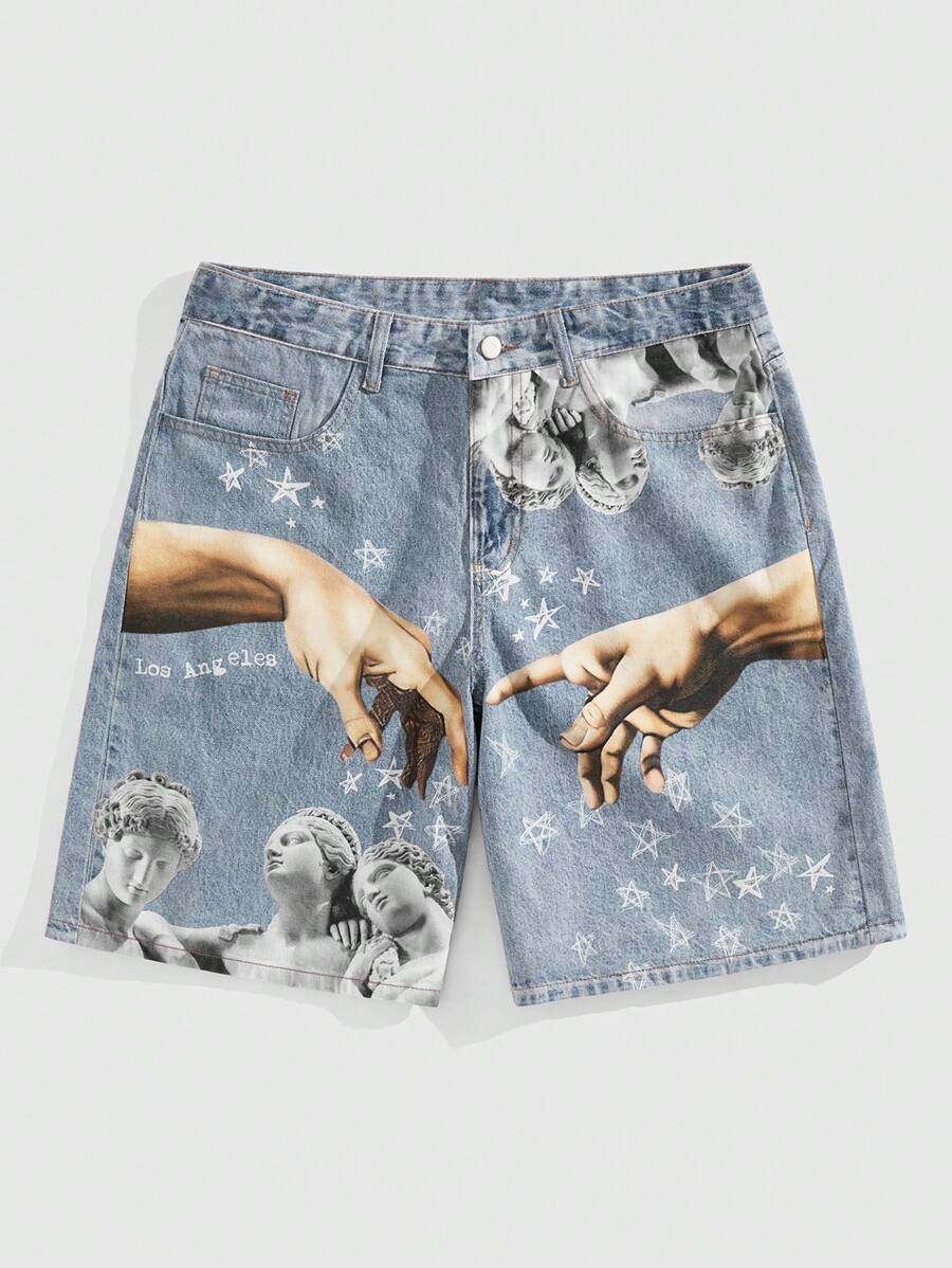 Men's Casual Denim Shorts Jorts