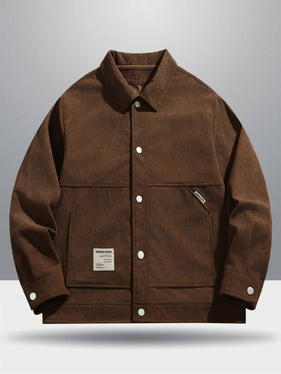 Men's Fashion Corduroy Jacket Coat
