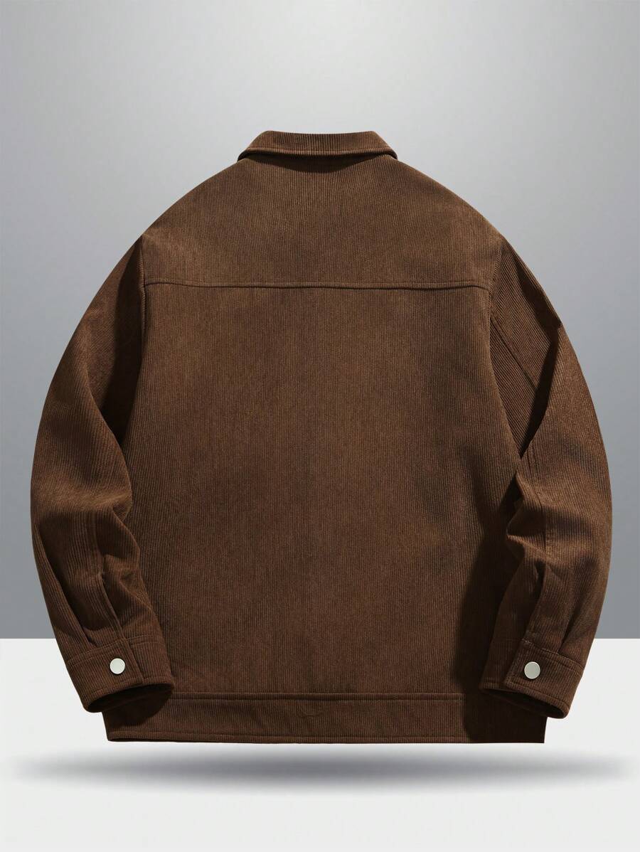 Men's Fashion Corduroy Jacket Coat