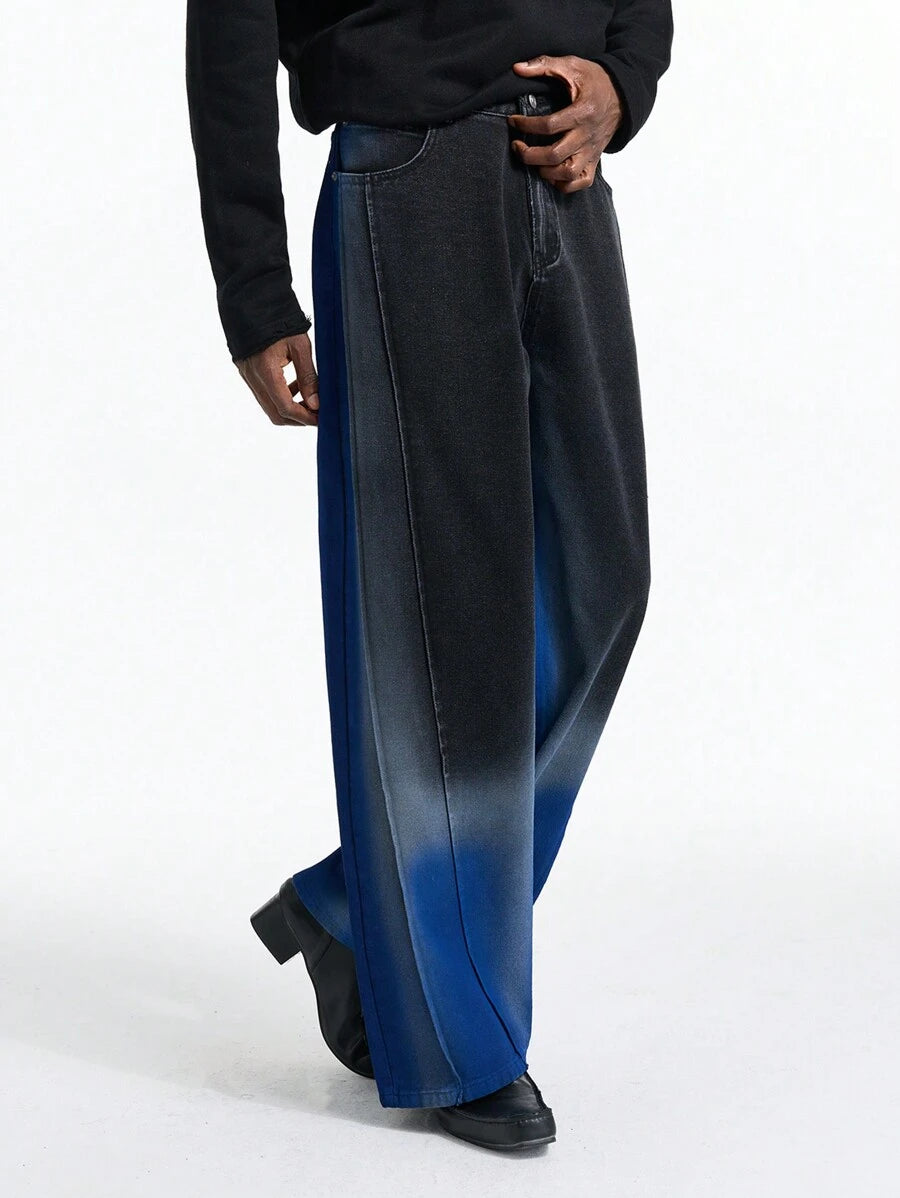 Men's Gothic Ombre Denim Jeans