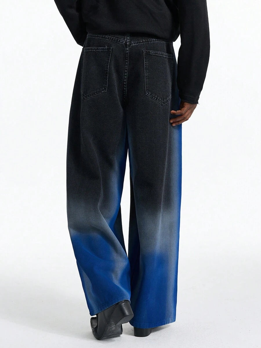Men's Gothic Ombre Denim Jeans